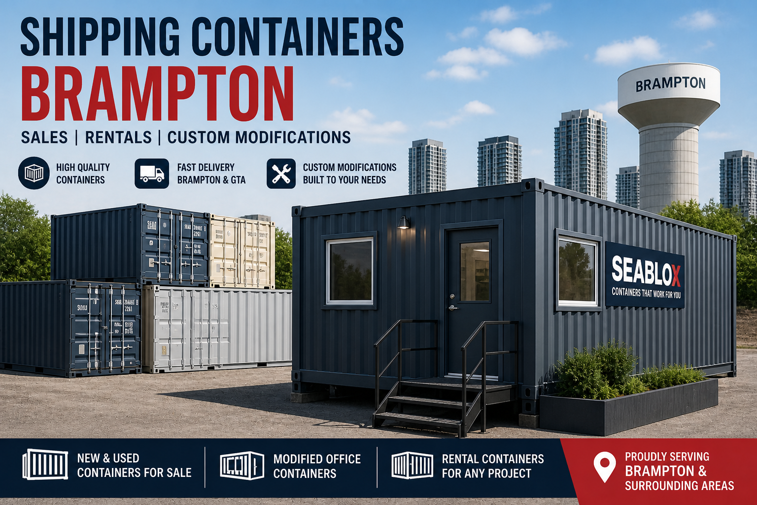shipping containers brampton