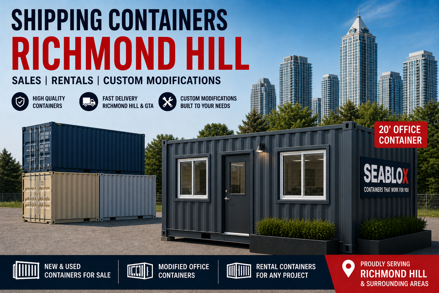 shipping containers richmond hill