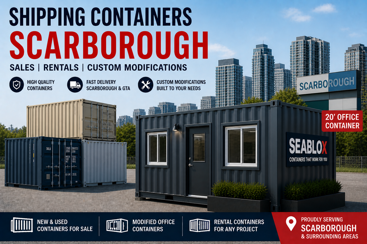 shipping containers scarborough