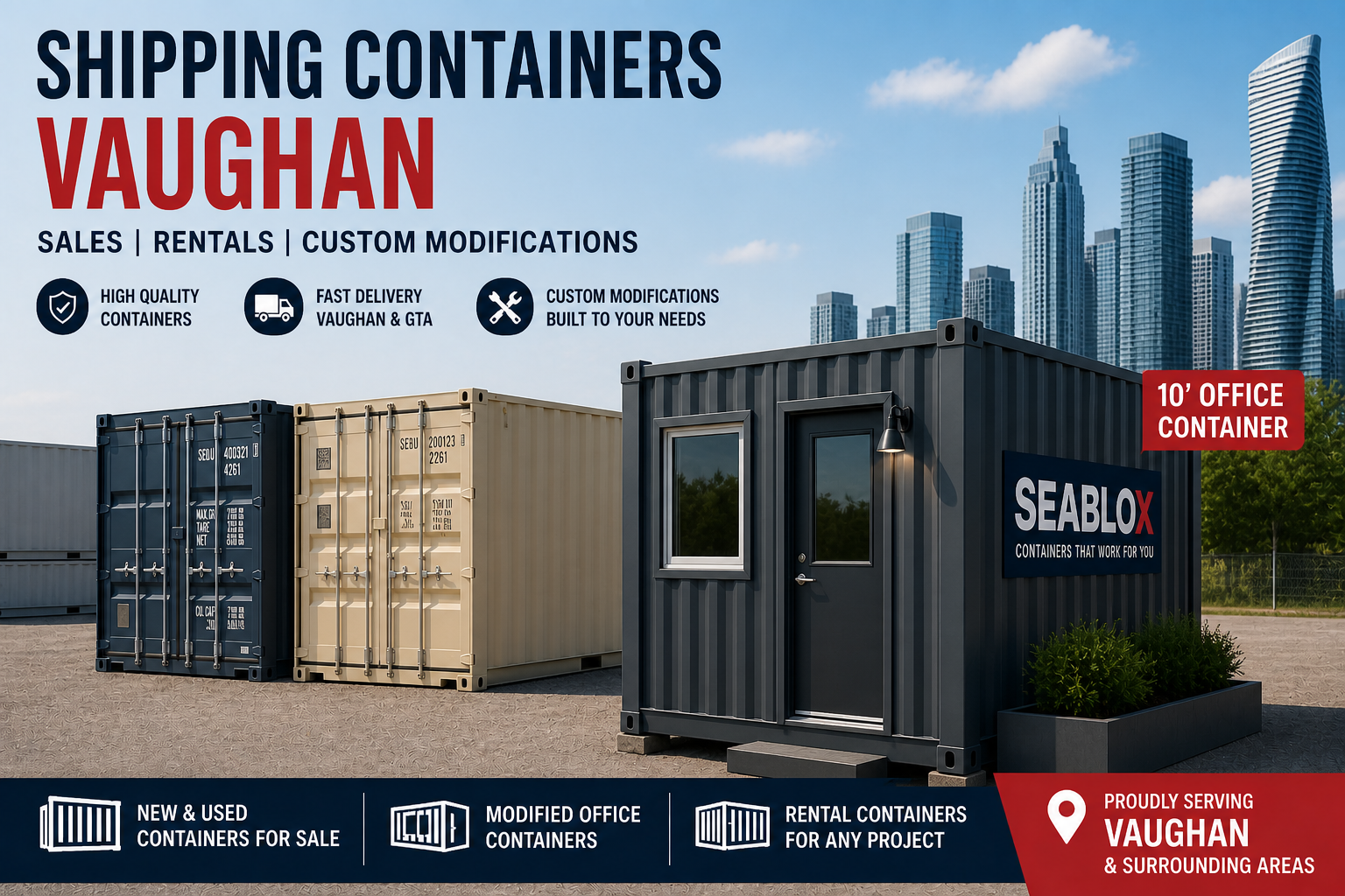 shipping containers vaughan