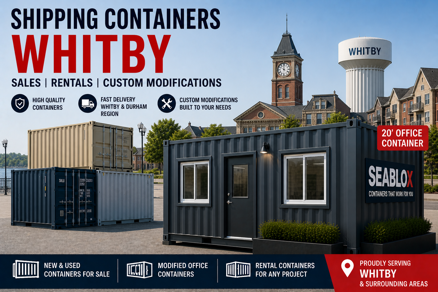 Shipping containers Whitby