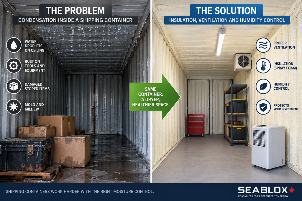 shipping container condensation solutions