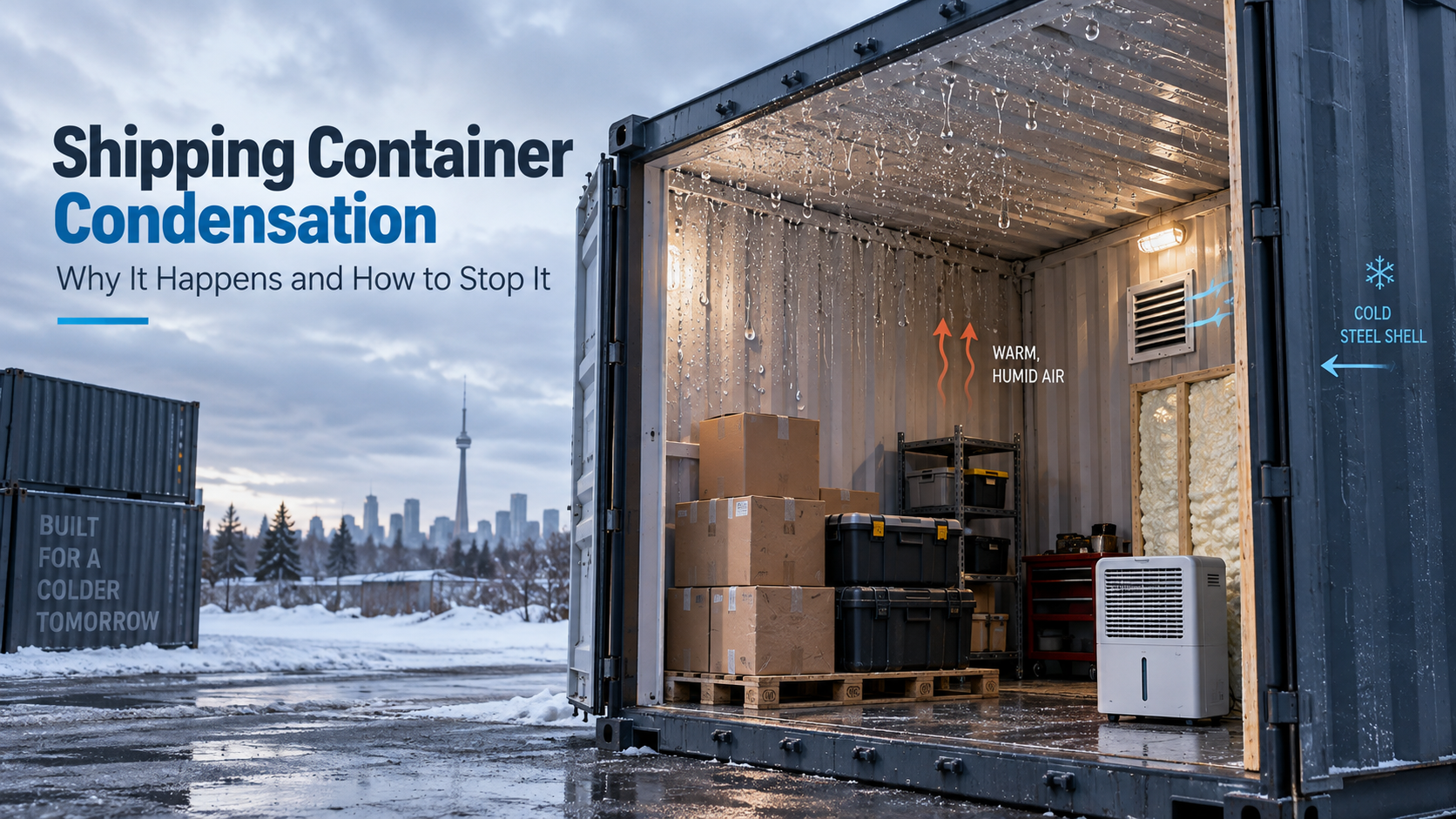 shipping container condensation